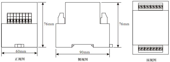 RDL-D外形及開孔尺寸