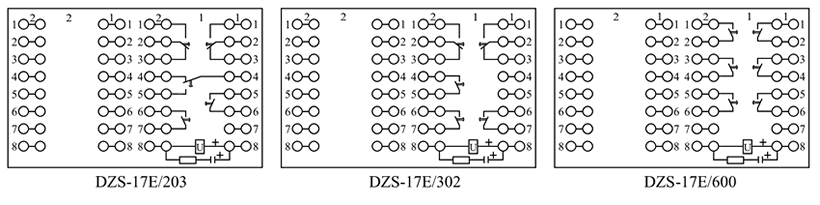 DZS-17E/302內部接線圖