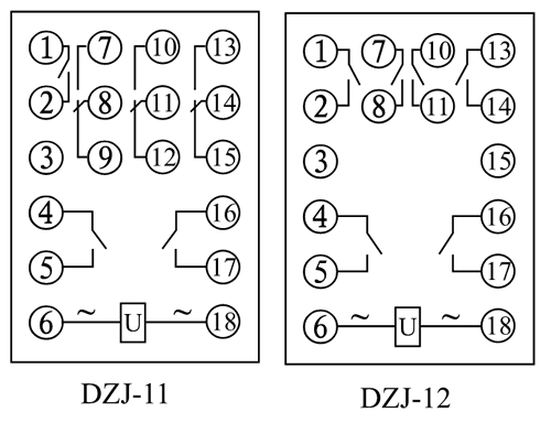 DZJ-12內部接線圖