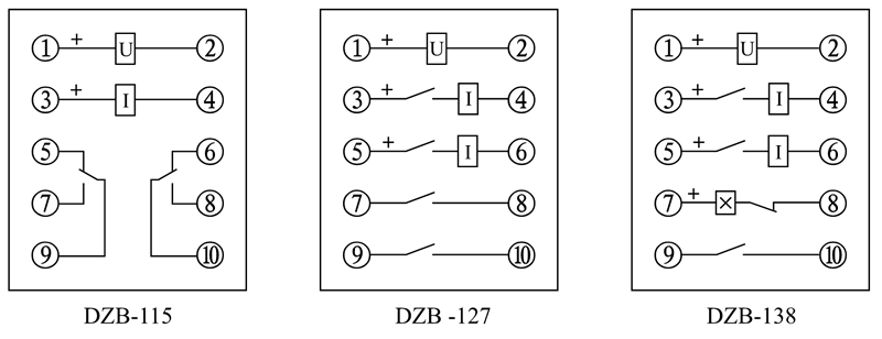 DZB-115內部接線圖