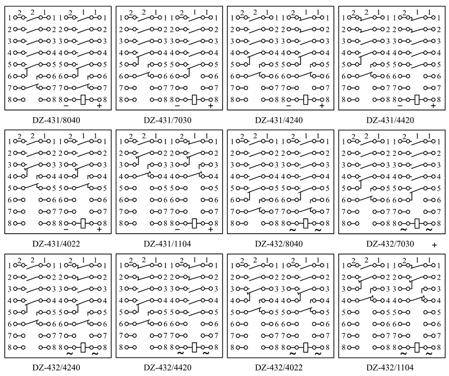 DZ-431/4420內部接線圖