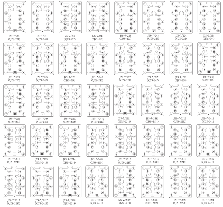 JZS-7/2418內部接線圖