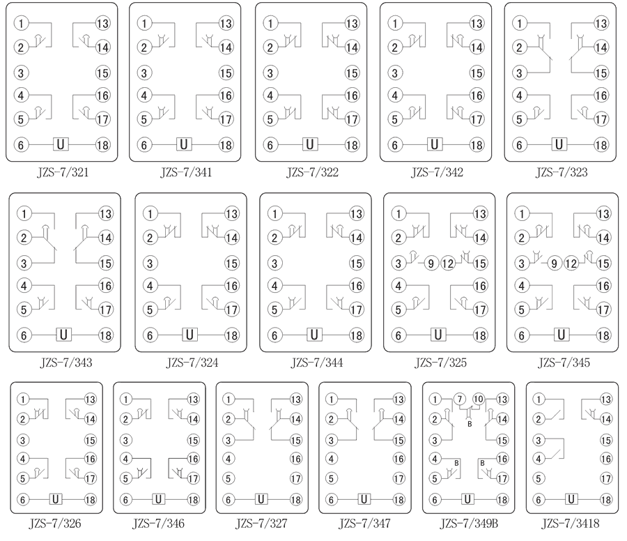 JZS-7/321內部接線圖