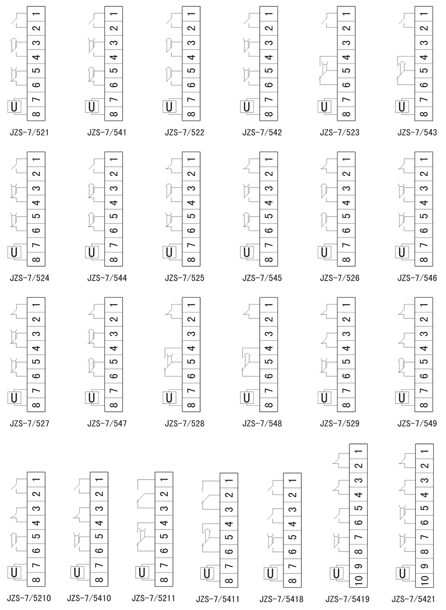 JZS-7/543內部接線圖