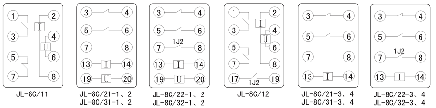 JL-8C/21-1內部接線圖