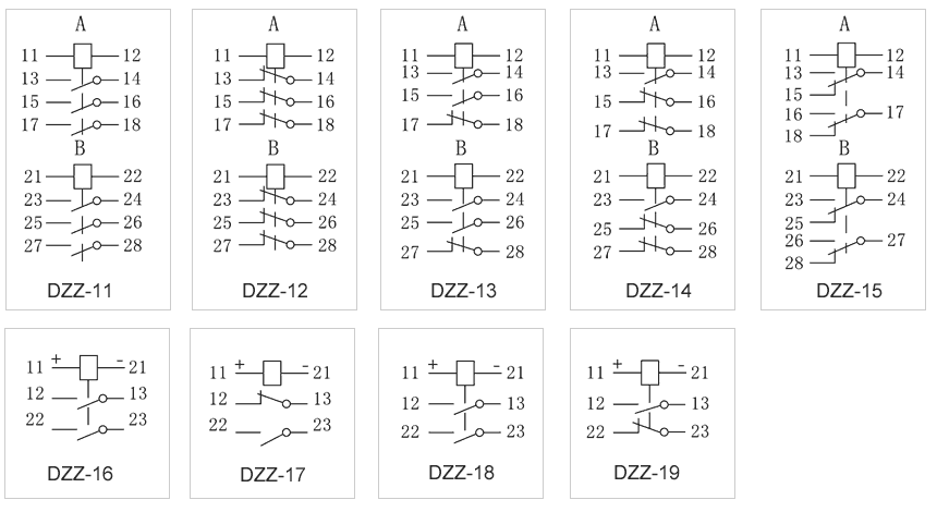 DZZ-19內部接線圖