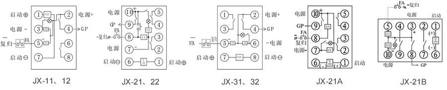 JX-21B內部接線圖