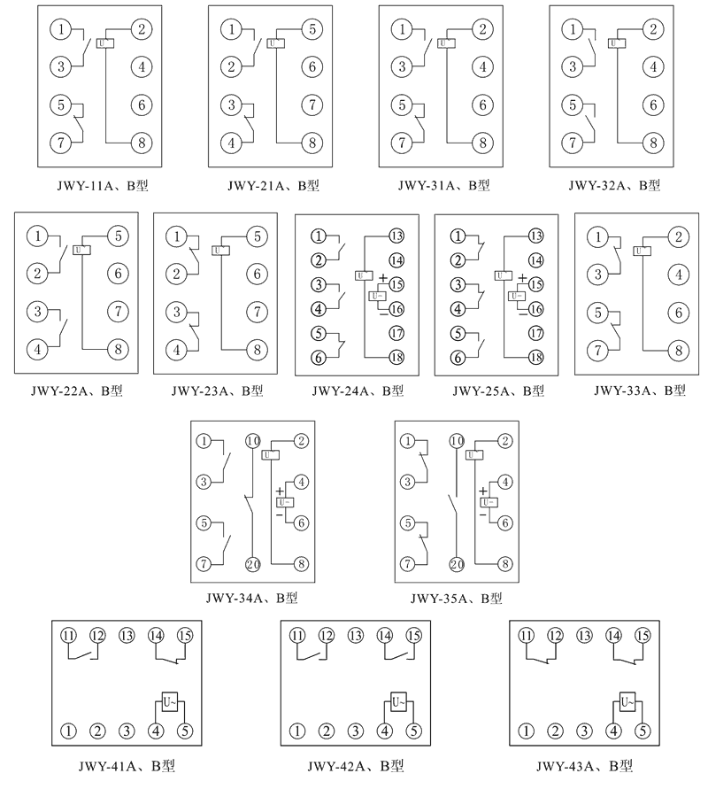 JWY-32A內部接線圖