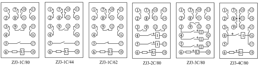 ZJ3-3C/80內部接線圖