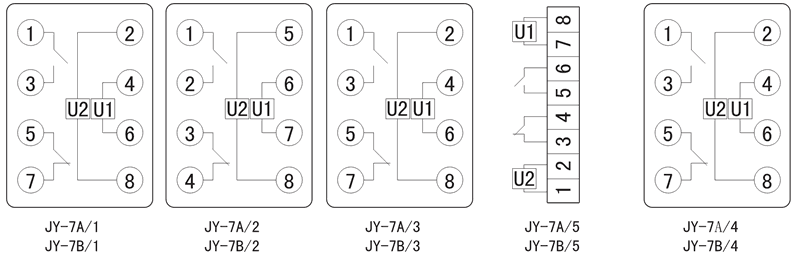 JY-7B/5內部接線圖