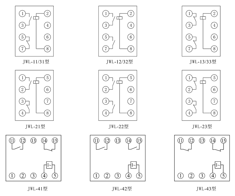 JWL-21內部接線圖