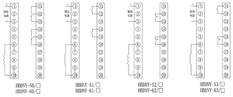 HBDNY-52內部接線圖