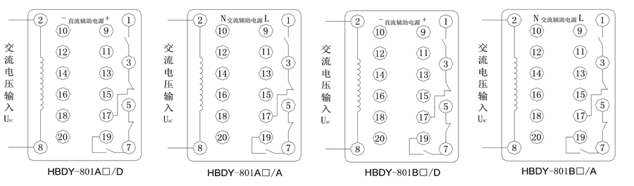 HBDY-801A1/A內部接線圖