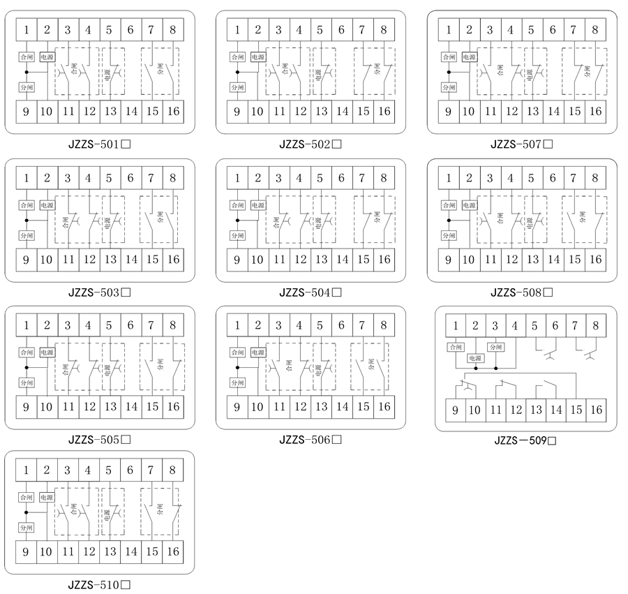 JZZS-5032內部接線圖