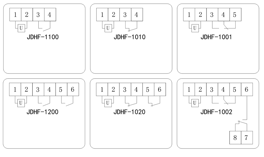 JDHF-1020內部接線圖